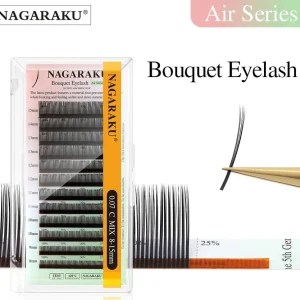 Cílios Nagaraku W 5D Wispy/Spike - 0.07D MIX 8-15